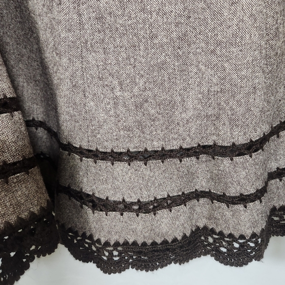 Vintage Talbots Gray Midi Pencil Skirt for Work - Picture 2 of 9